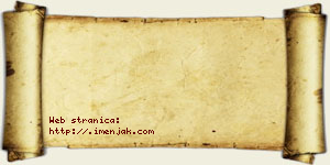 Nina Debelnogić vizit kartica